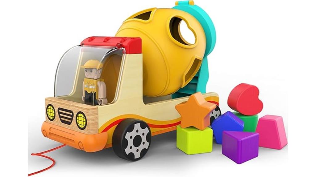 wooden toddler shape sorter