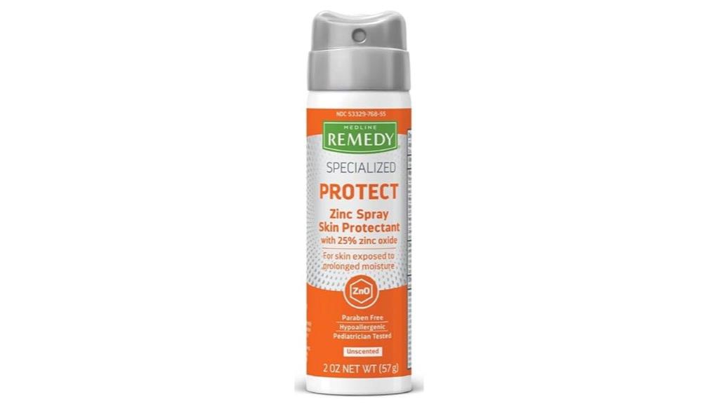 zinc oxide skin spray