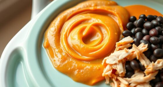 adding meats and beans