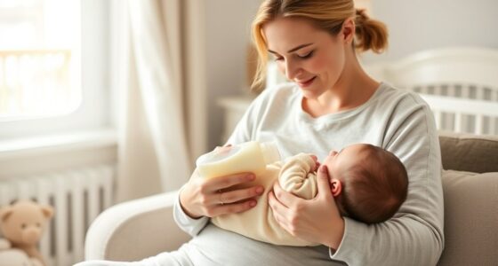 balancing breast and bottle