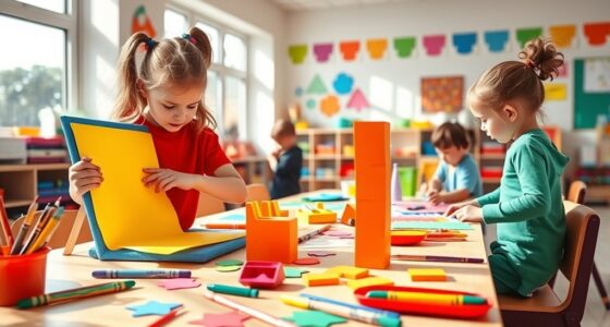 color learning crafts and games