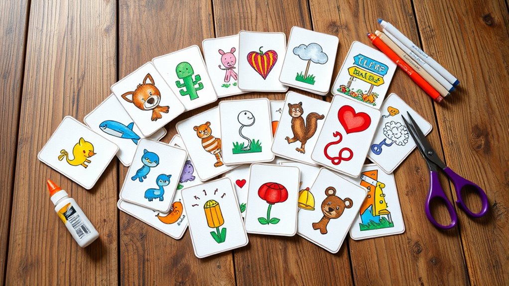 create custom learning flashcards