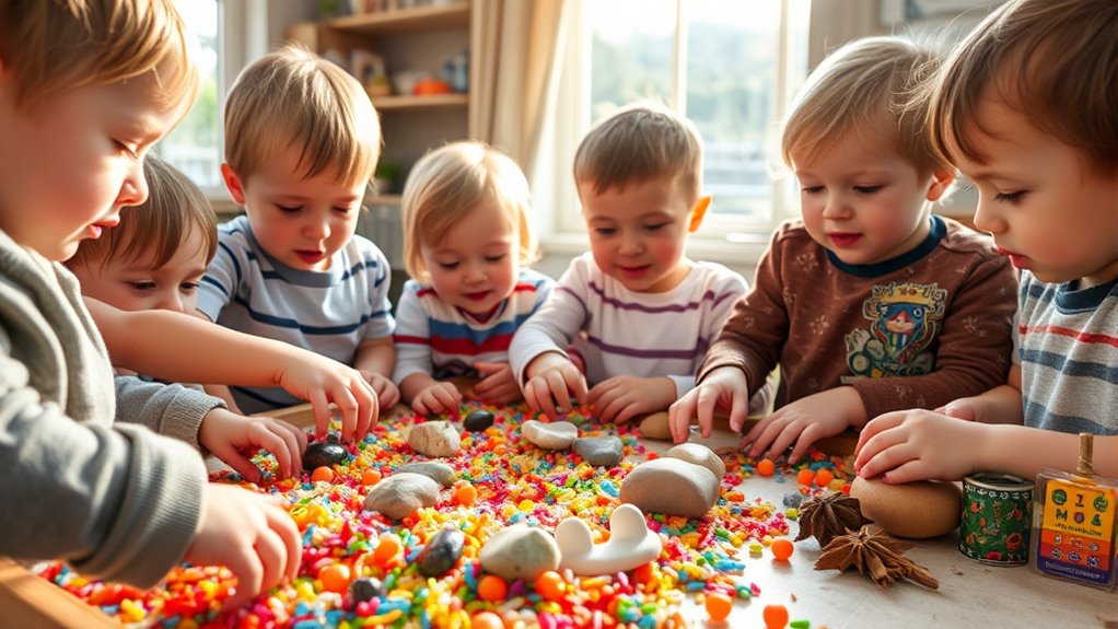 engage all five senses