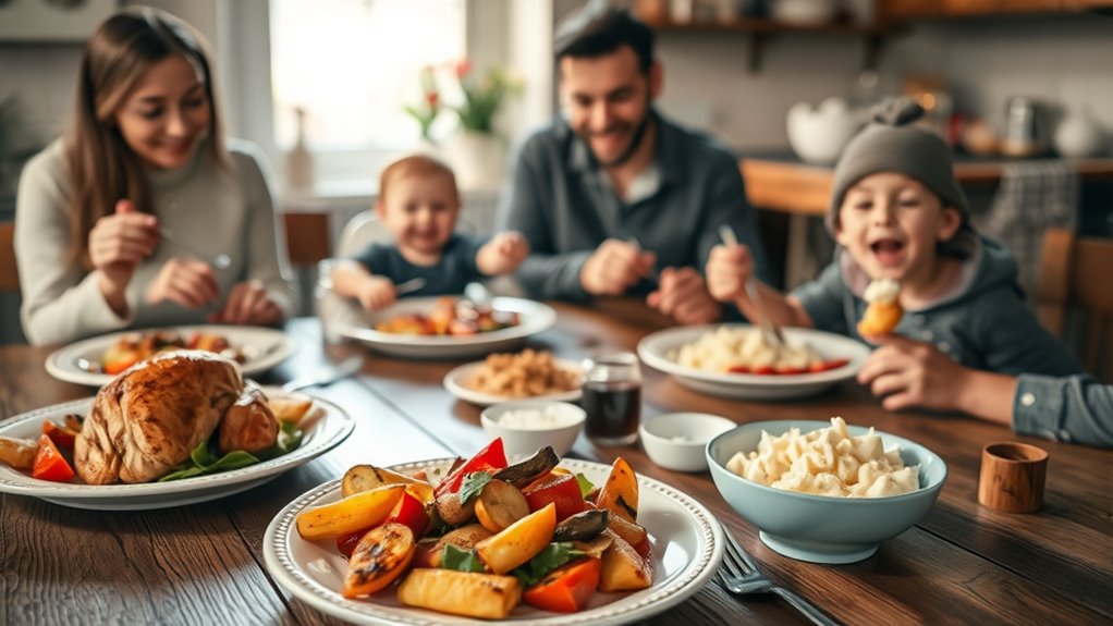 family friendly shared dinners