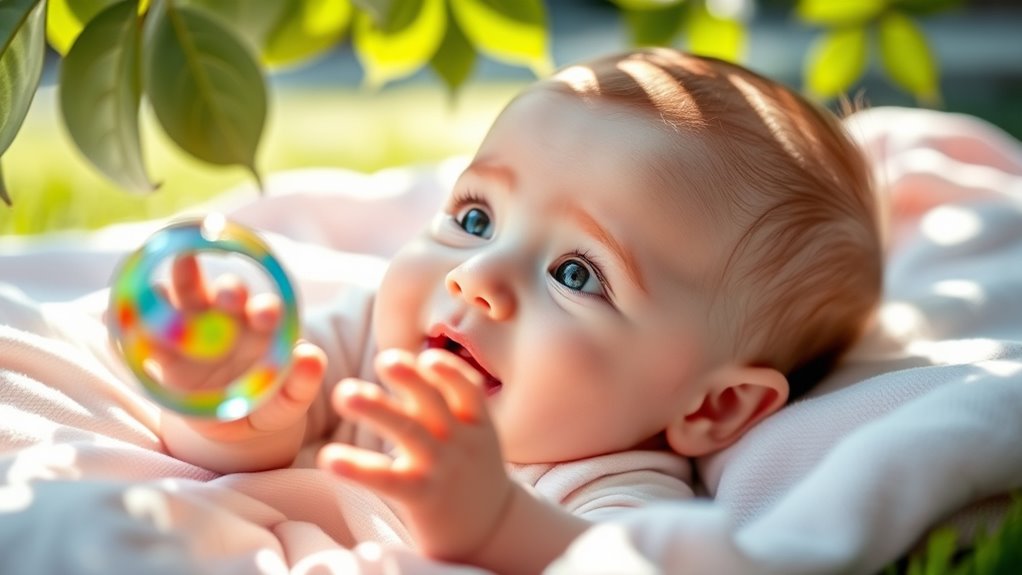 five month developmental milestones