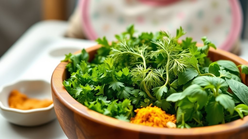 introduce mild nutritious spices