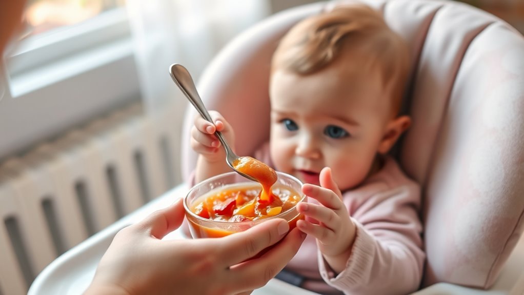 introducing solids at appropriate age