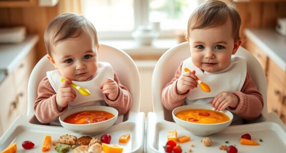 managing twin meal times