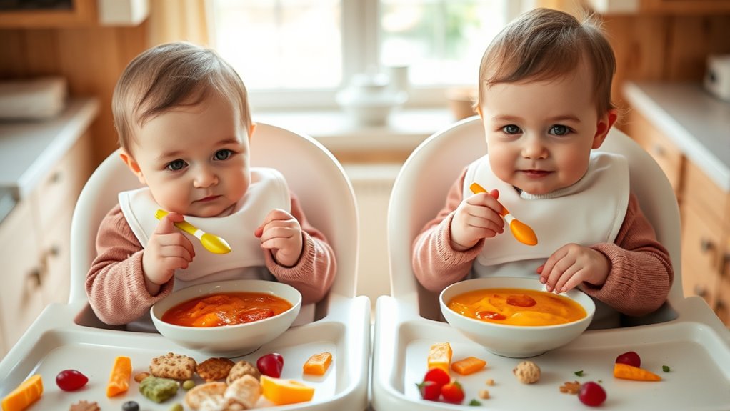 managing twin meal times