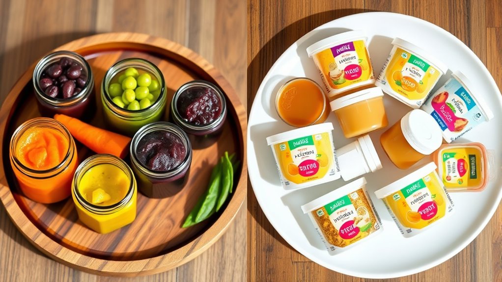 nutritional comparison of baby foods