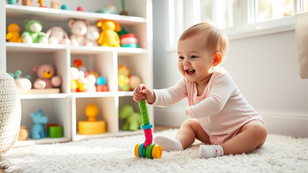 rotate toys for development