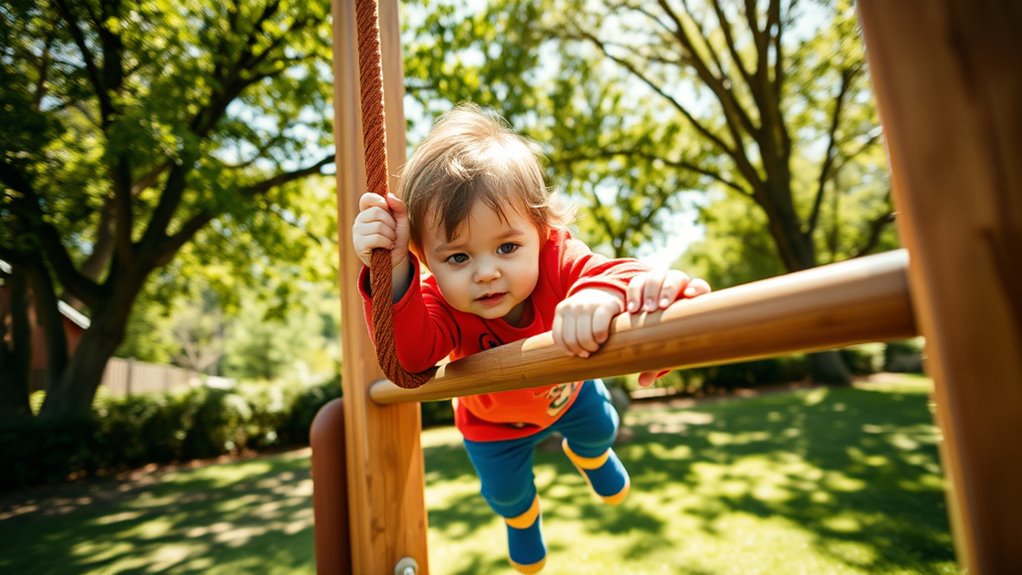 safe toddler climbing play