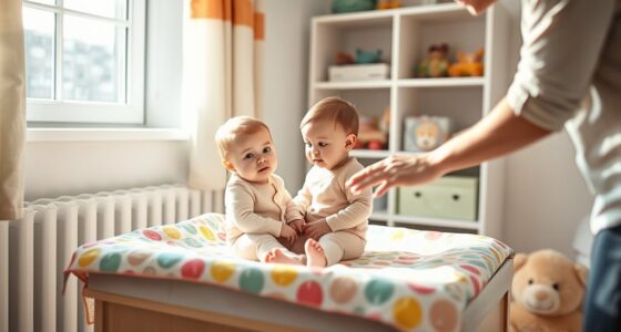 supervise baby on high surfaces
