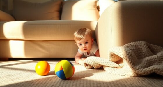 teaching object permanence through hiding