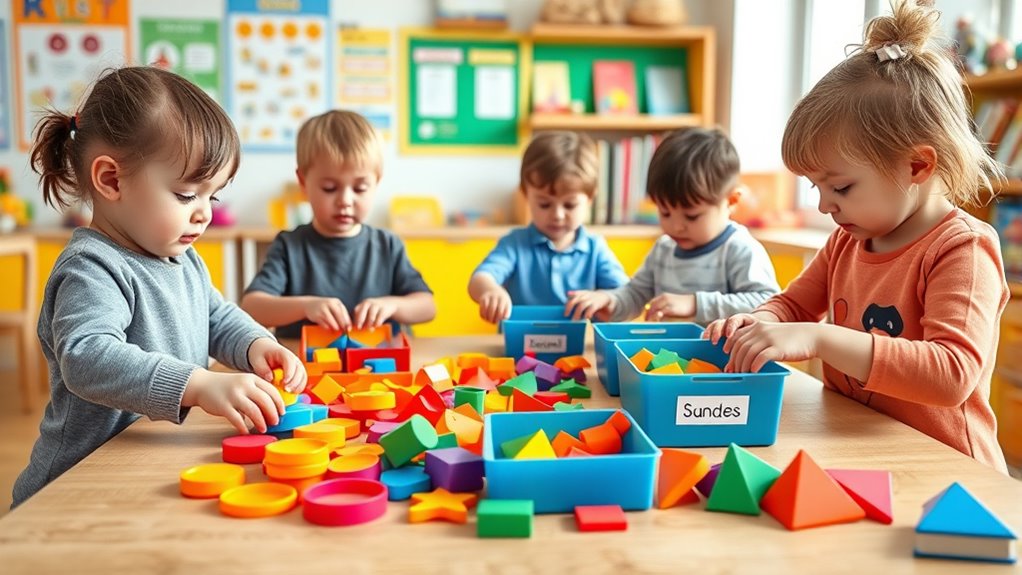 teaching sorting through play