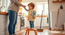 toddler chores involving inclusion