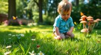 toddler outdoor nature exploration