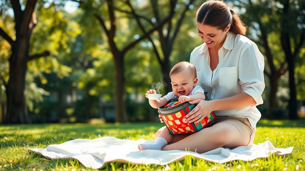 travel friendly baby feeding tips