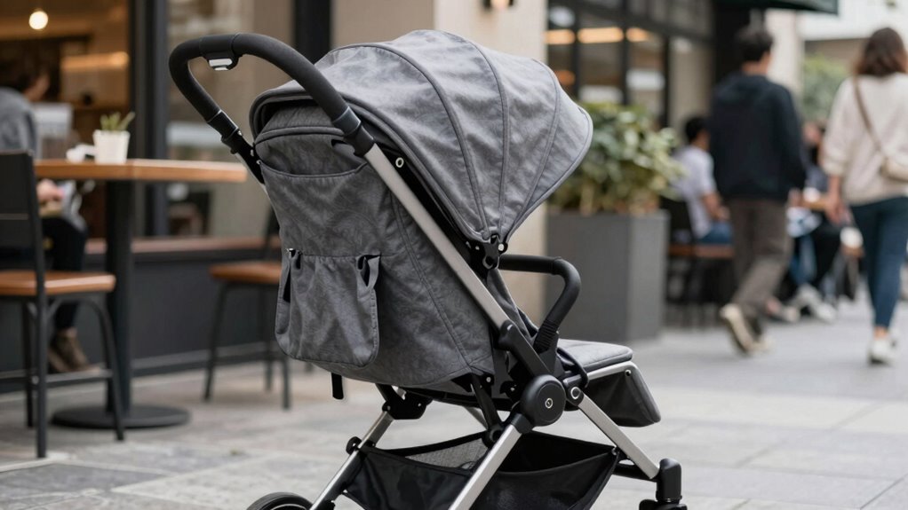 compact space saving stroller design