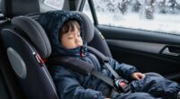 incorrect winter car seat use