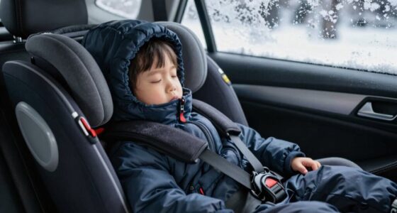 incorrect winter car seat use