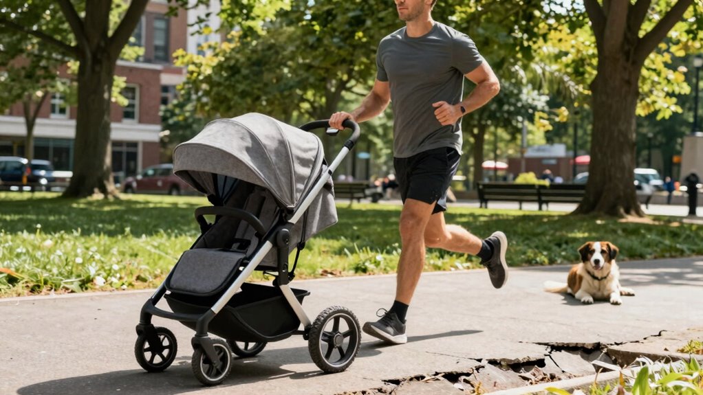jogging stroller misconceptions risky