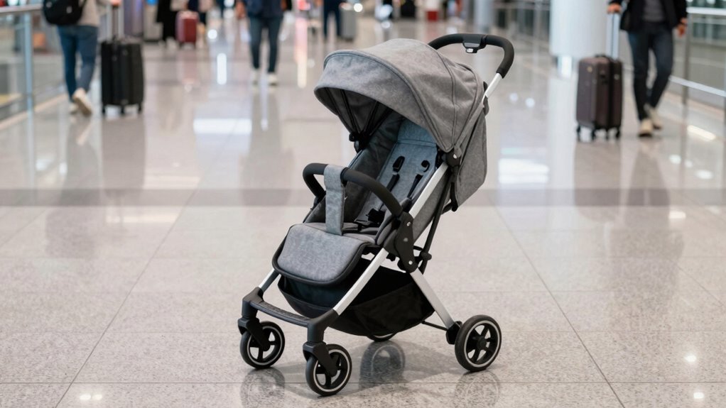 lightweight foldable travel stroller