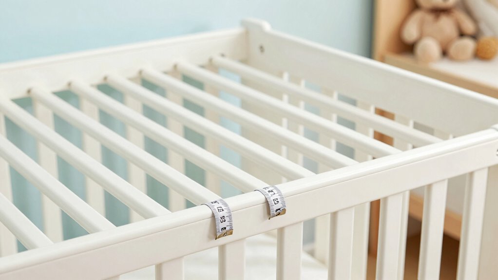 measure slat spacing accurately