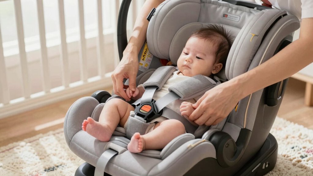 recheck seat as baby grows