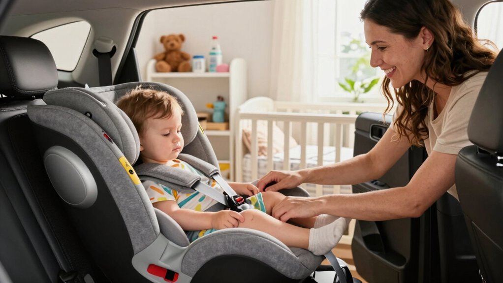 secure comfortable car seat