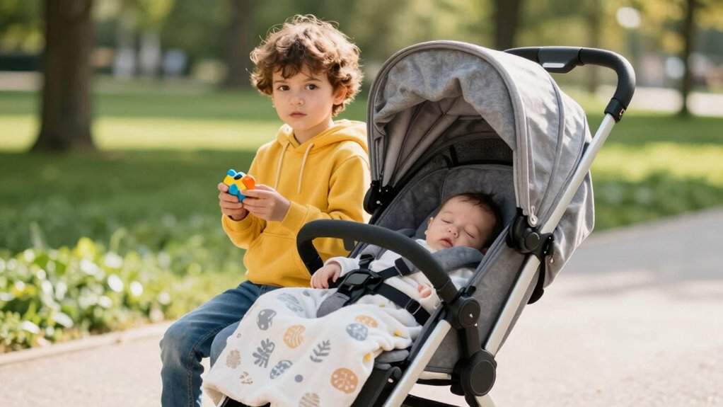 sibling stroller selection considerations