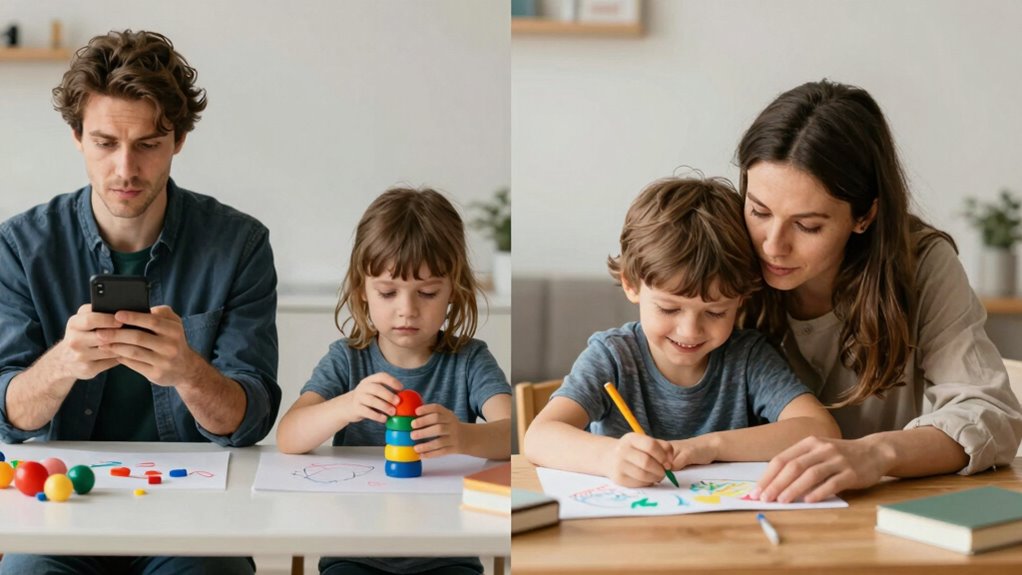 split screen can cause neglect