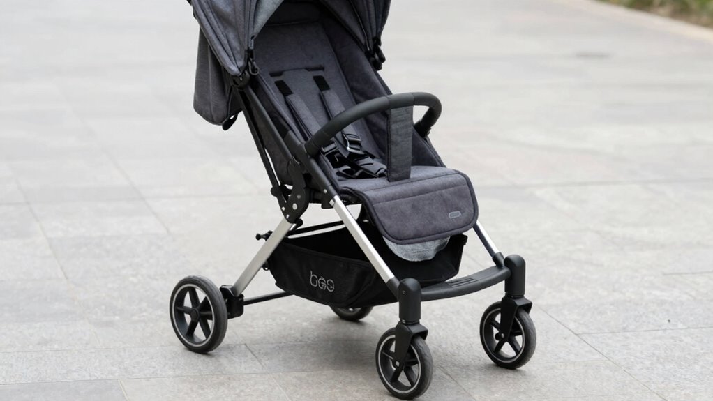 stable balanced stroller design