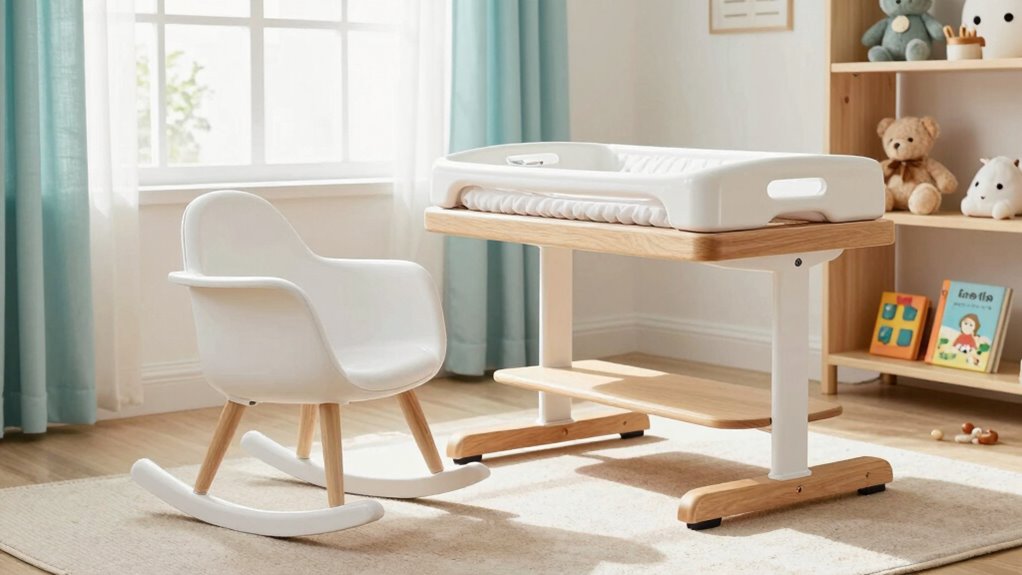 adjustable mobile nursery furniture