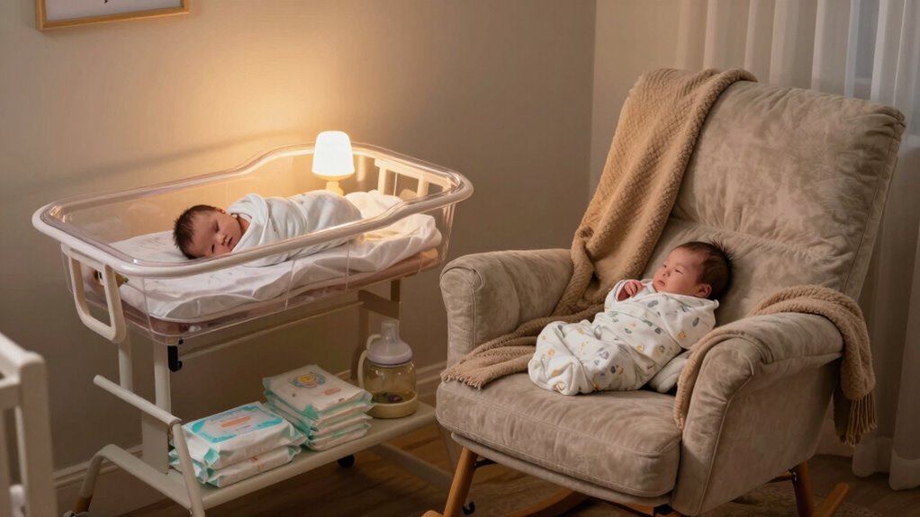 calm nighttime feeding routine
