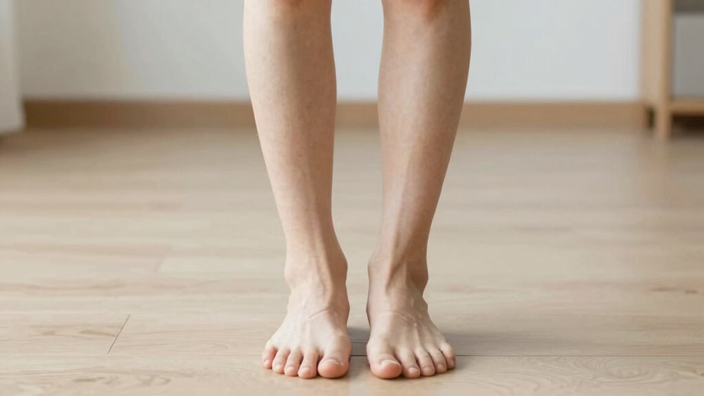 check hip alignment visually