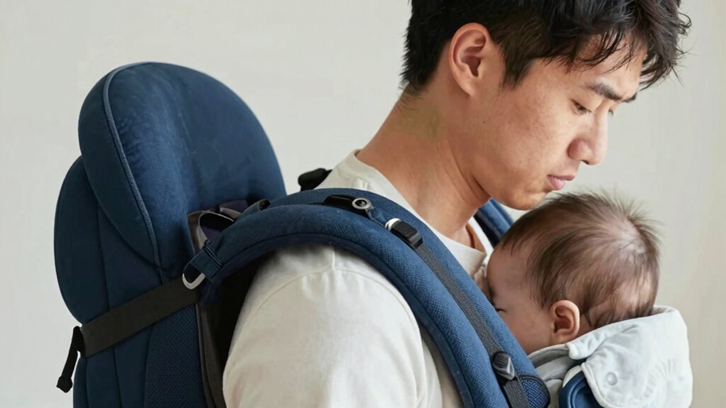 comfortable supportive baby wearing