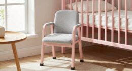 compact nursery chair size