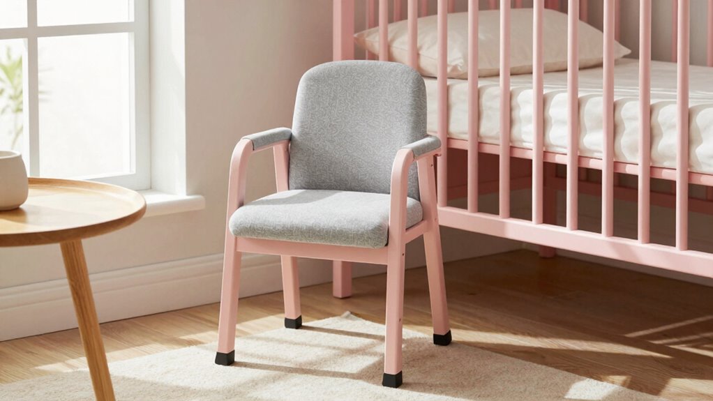 compact nursery chair size