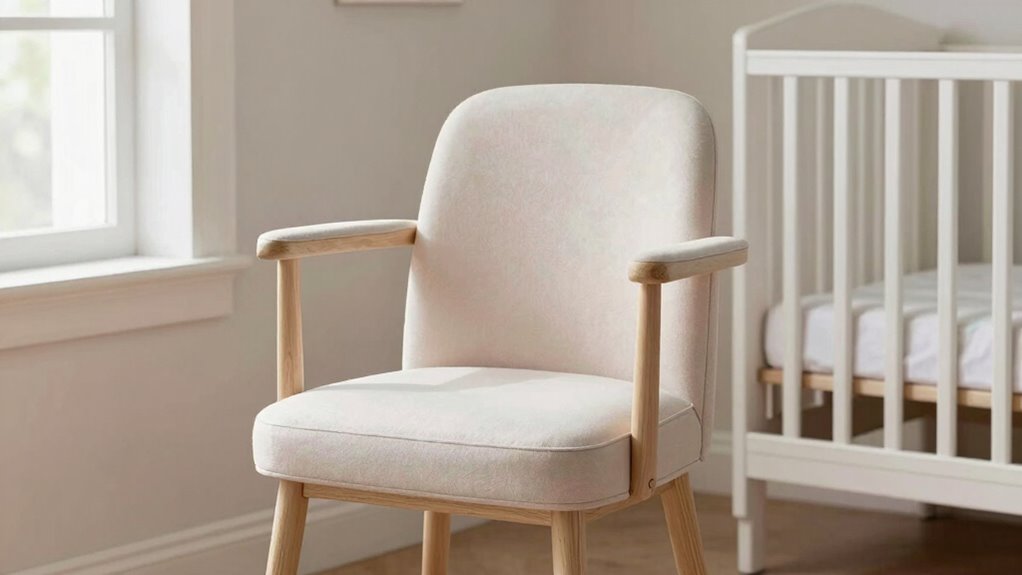compact stylish nursery seating