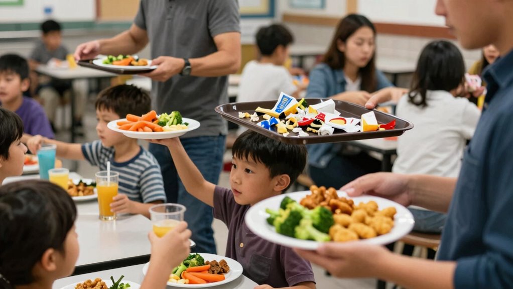 consistent calm mealtime routines