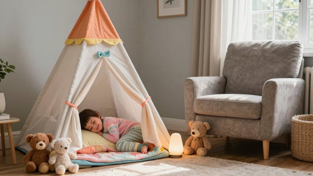 cozy safe familiar sleep space