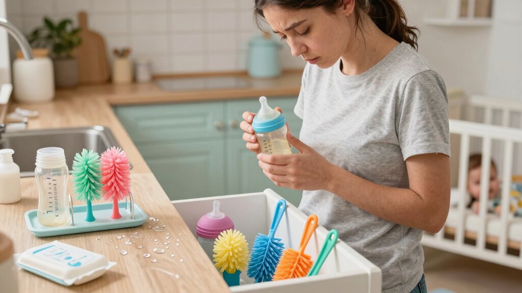 efficient baby bottle cleaning
