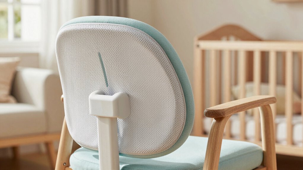nursery chair back pain
