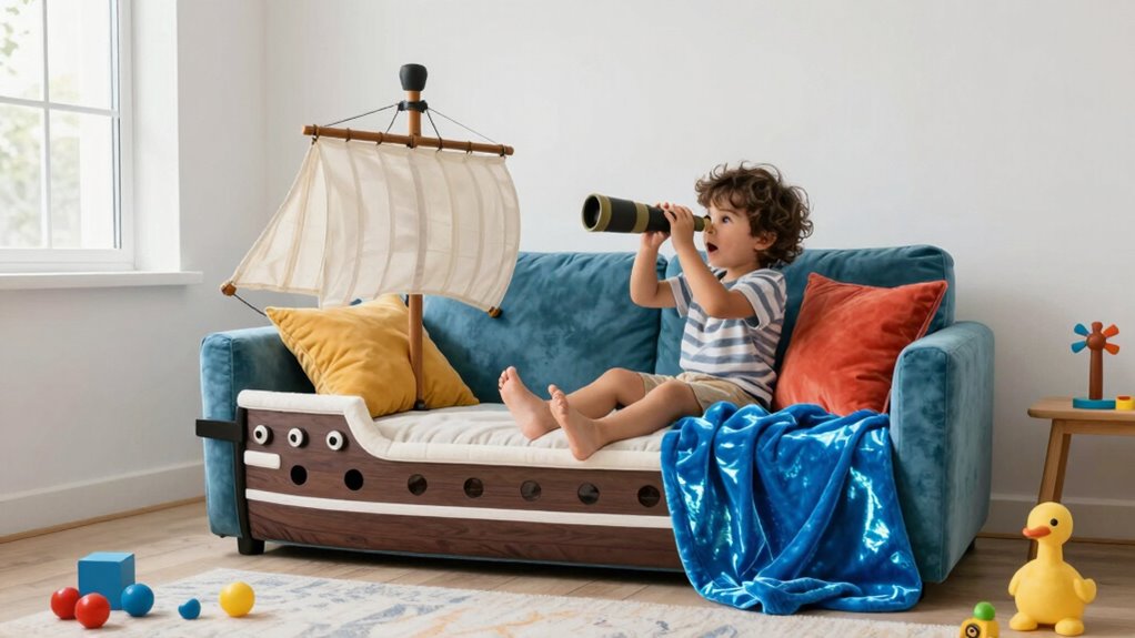 play couch imagination trick