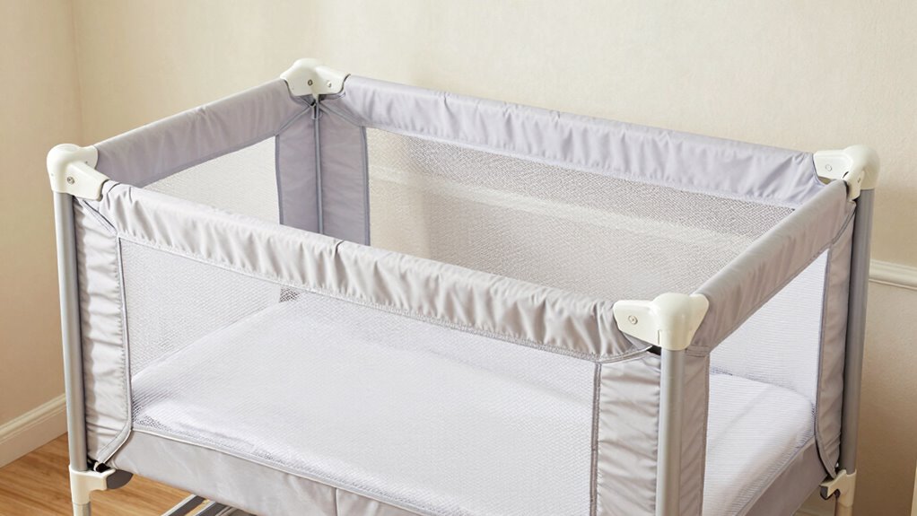 safe sturdy breathable playard