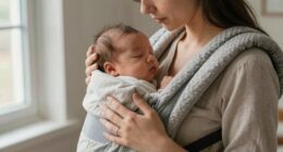 safely start babywearing early