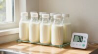 store milk safely properly