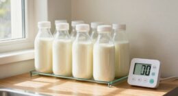 store milk safely properly