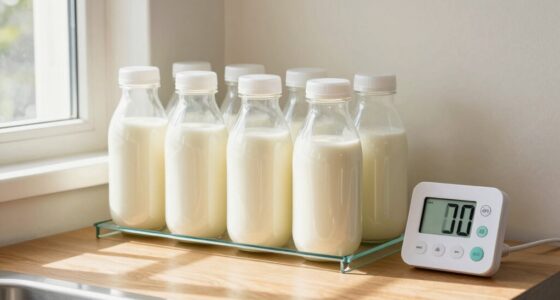 store milk safely properly